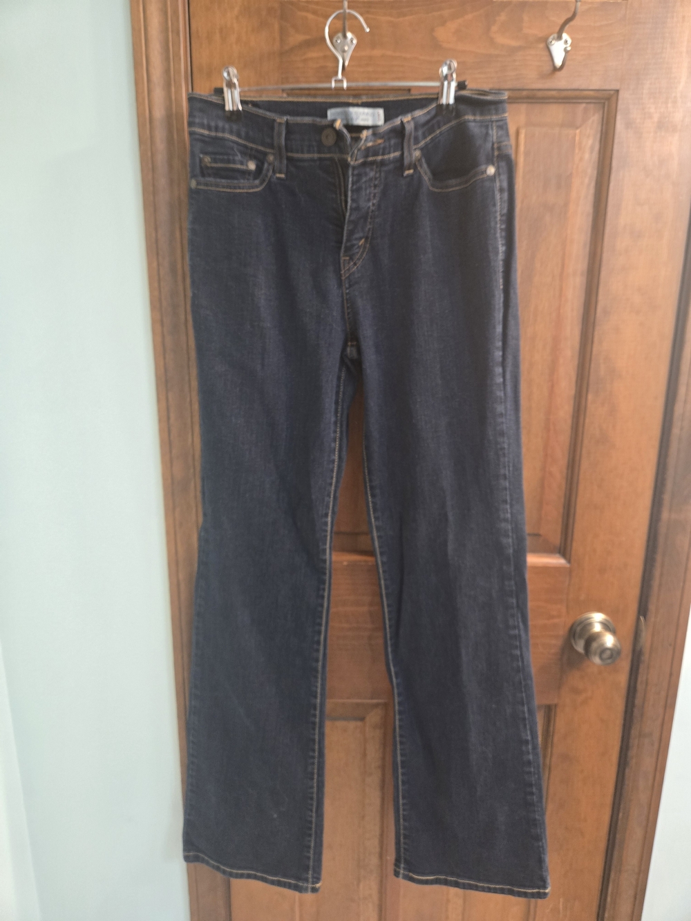 Levi's Dark Blue Wide-Leg Flare Jeans for Women